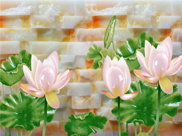 Çiçek Desen 3D Özel Tasarım Duvar Kağıdı 022